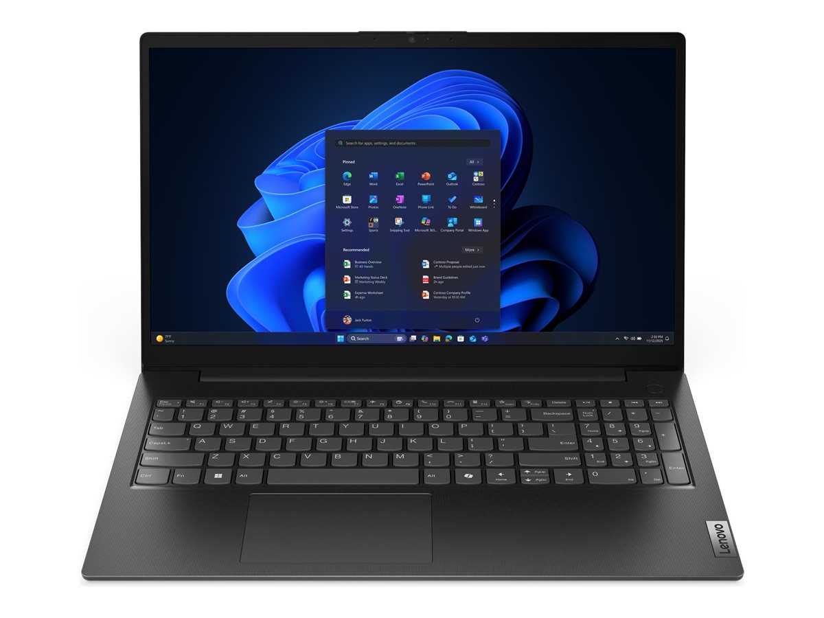 Lenovo V15 G6 ARP 83UU - AMD Ryzen 5 150 / 3.3 GHz - IPS 1920 x 1080 (Full HD) - Wi-Fi 6 - Business Black - kbd: Deutsch