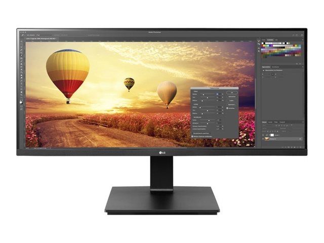 LG UltraWide 34BR65F-B - LED-Monitor - 86.6 cm - 2560 x 1080 @ 75 Hz - IPS - 400 cd/m² - 1000:1 - HDR10 - 5 ms - 2xHDMI - DisplayPort - Lautsprecher - Schwarz