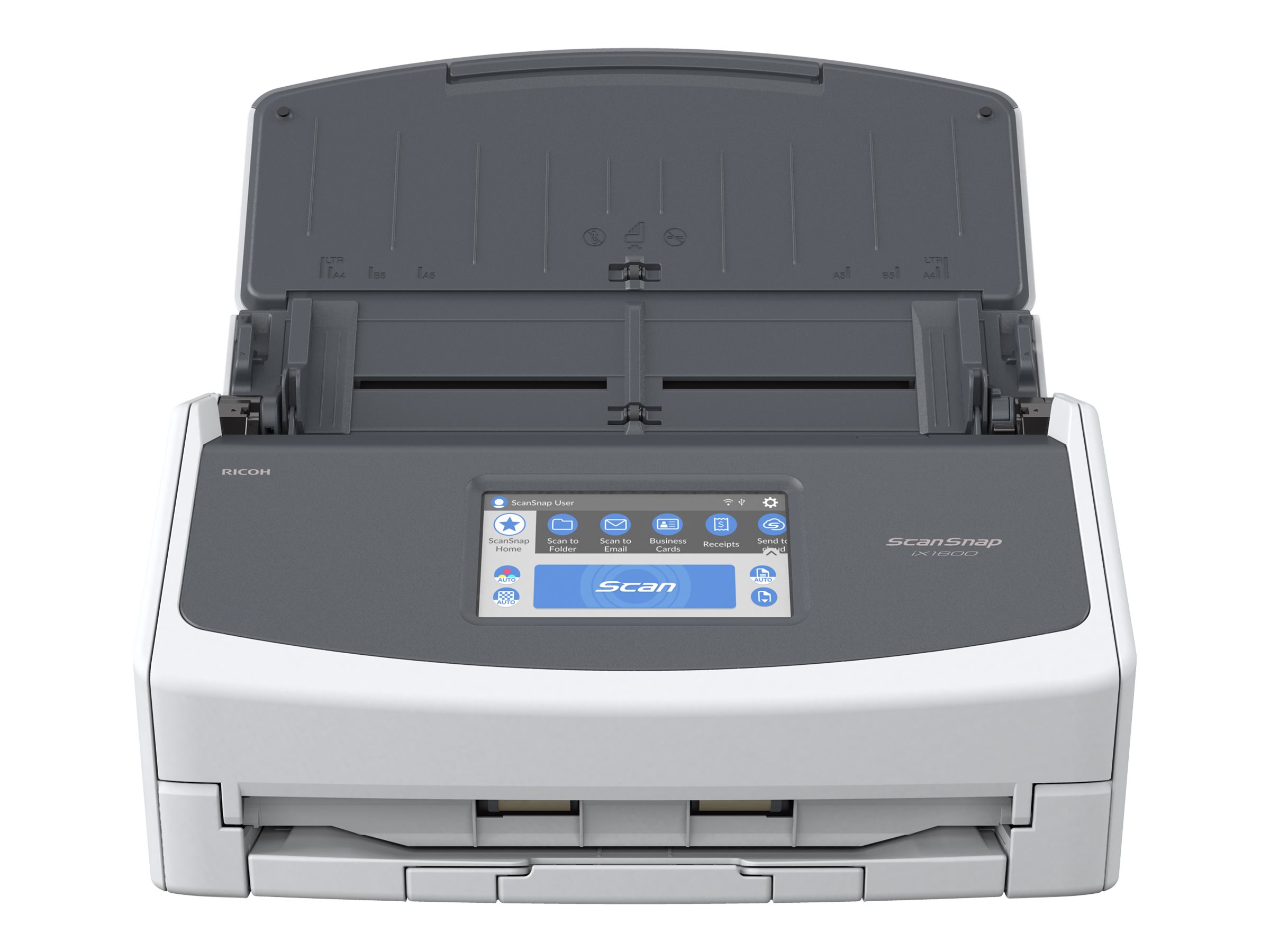 Fujitsu ScanSnap iX1600 600 x 600 DPI ADF + Manual - / bis zu 40 Seiten/Min. (Farbe) - automatischer Dokumenteneinzug (50 Blätter) - Wi-Fi(n) - USB 3.2 Gen 1