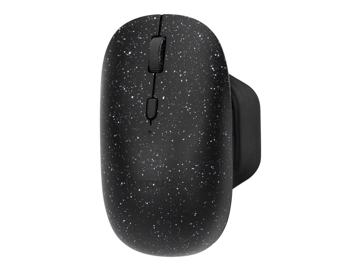 Targus ErgoFlip EcoSmart - Maus, Beidhändig - ergonomisch - rechts- und linkshändig - optisch - 6 Tasten - kabellos - Bluetooth 5.0 LE - Schwarz Targus ErgoFlip EcoSmart - Maus, Beidhändig - ergonomisch - rechts- und linkshändig - optisch - 6 Tasten - kabellos - Bluetooth 5.0 LE - Schwarz