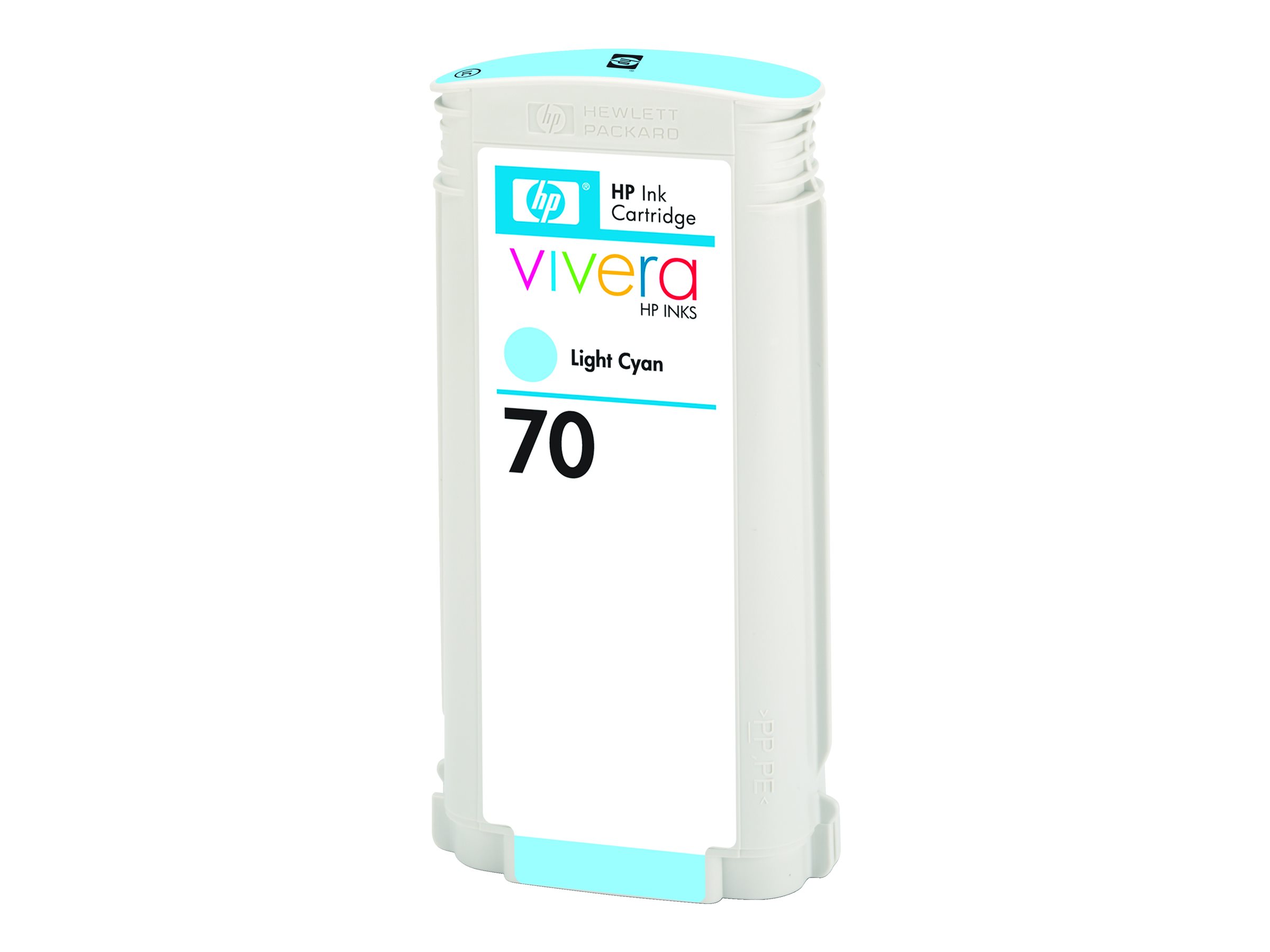 HP Tintenpatrone Nr. 70 light cyan 130ml - Tintenpatrone - für DesignJet HD Pro MFP - T120 - Z2100 - Z3100 - Z3100ps - Z3200 - Z3200ps - Z5200 - Z5400