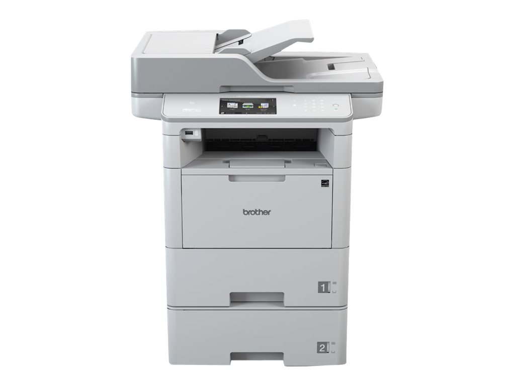 MFC-L6800DWT Laserdrucker AIO A4 USB WLAN Druck/Kopie/Scan/Fax 46S/min 512MB - (Original) - A4/Legal (Medien) - bis zu 46 Seiten/Min. (Drucken) - 1090 Blatt - 33.6 Kbps - USB 2.0 - Gigabit LAN - Wi-Fi(n) - USB-Host - NFC - mit Brother PRINT AirBag for 75…