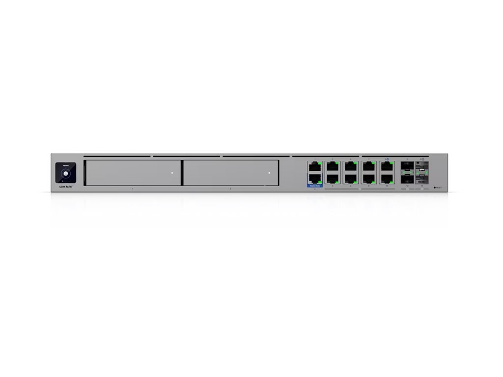 Ubiquiti UniFi Dream Machine Beast - Router - 2.5GbE - 5GbE - 10GbE - 25GbE - WAN-Ports: 2 - an Rack montierbar - für P/N: UACC-CABLE-PATCH-EL-C6A-0.15M-W - UACC-CM-RJ45-MG - UACC-OM-SFP28-LR