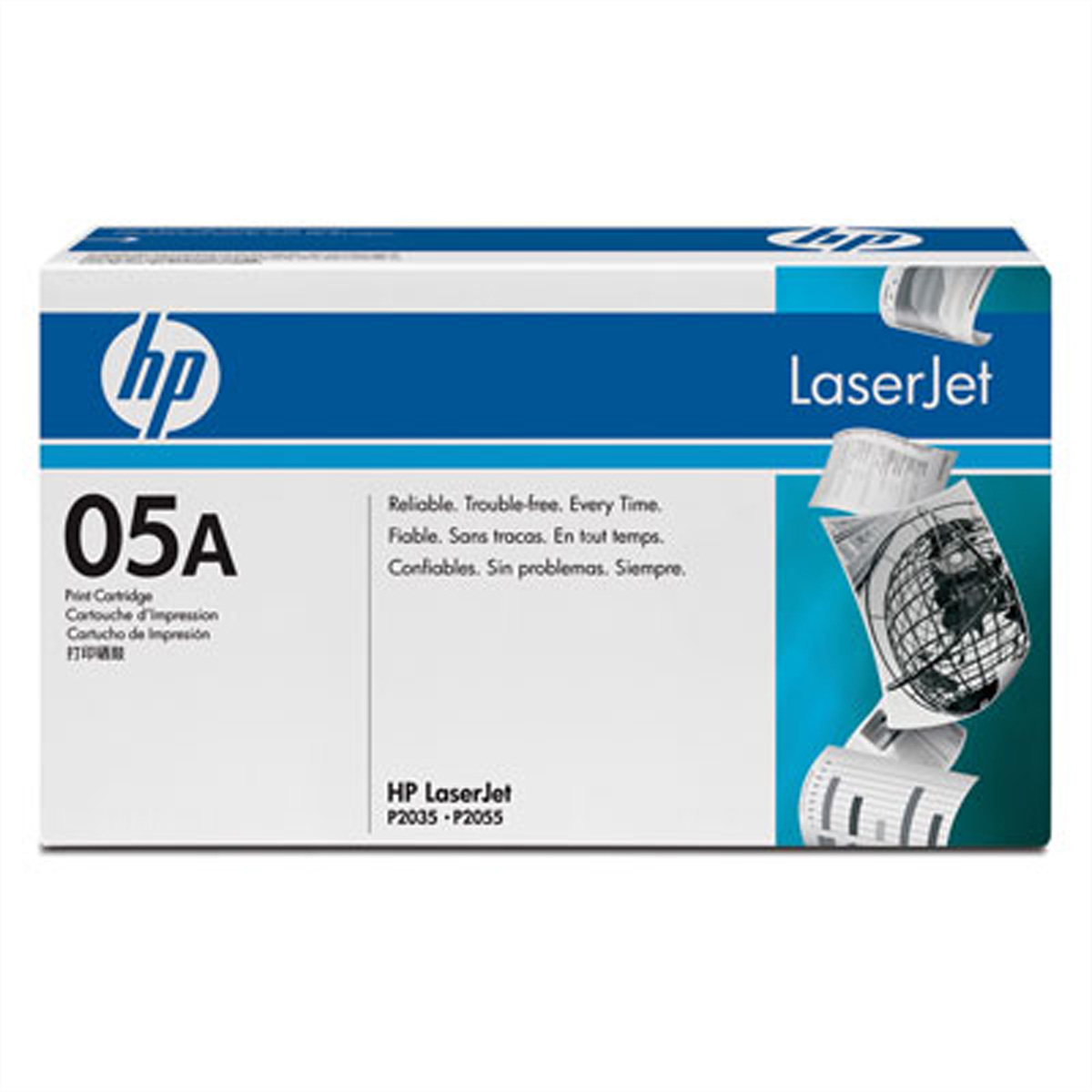 HP 05A - Schwarz - original - LaserJet - Tonerpatrone (CE505A) - für LaserJet P2035 - P2035n - P2055 - P2055d - P2055dn - P2055x