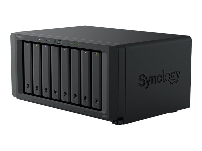 Synology Disk Station DS1825+ - NAS-Server - 8 - RAID JBOD - 0 - 1 - 5 - 6 - 10 - RAM 8 GB - 2.5 Gigabit Ethernet - iSCSI Support Synology Disk Station DS1825+ - NAS-Server - 8 - RAID JBOD - 0 - 1 - 5 - 6 - 10 - RAM 8 GB - 2.5 Gigabit Ethernet - iSCSI Support