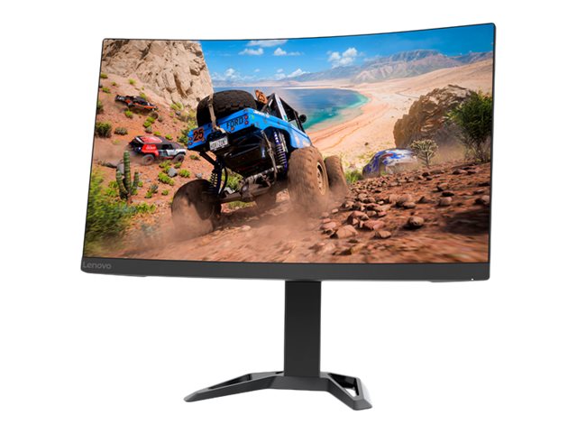 Lenovo G27qc-30 - LED-Monitor - gebogen - 68.6 cm - 2560 x 1440 QHD - VA - 350 cd/m² - 4000:1 - 1 ms - 2xHDMI - DisplayPort - Lautsprecher - Raven Black