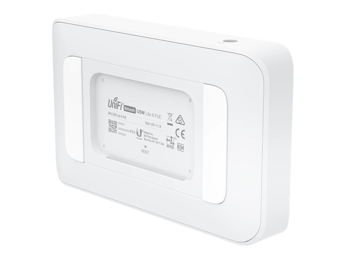 UbiQuiti UniFi Switch Lite USW-Lite-8-POE Switch managed 8 x 10/100/1000 (4 PoE+) - Desktop - wandmontierbar - PoE+ (52 W)