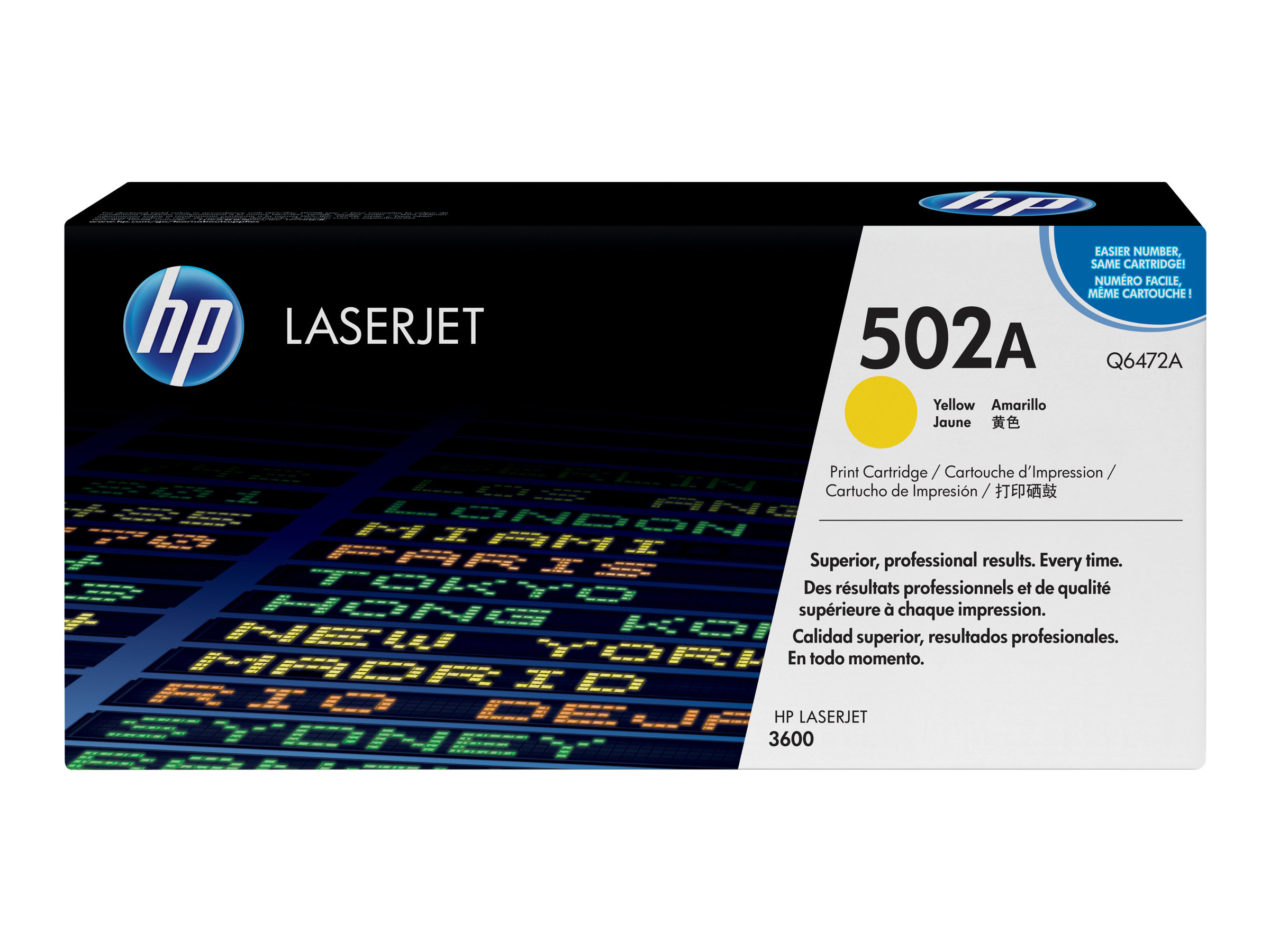 HP Toner Q6472A gelb für HP Color LaserJet 3600/3800 - für Color LaserJet 3600 - 3600dn - 3600n