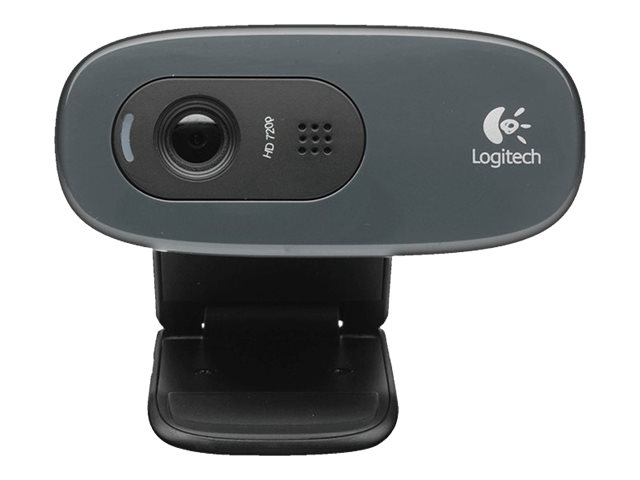 HD Webcam C270 3MP USB 2.0 schwarz - 1280 x 720 - Audio - USB 2.0