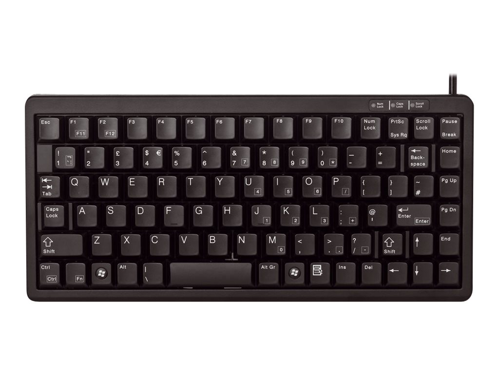 Tastatur G84-4100 USB schwarz - Deutsch - Schwarz
