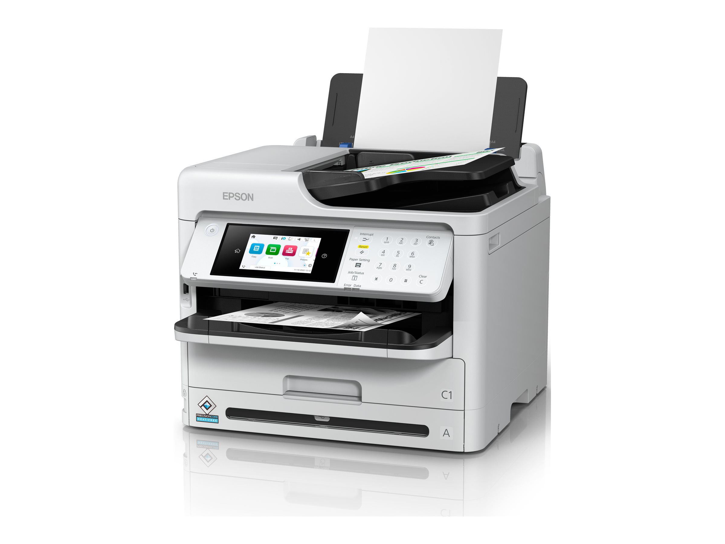 Epson WorkForce Pro WF-M5899DWF - - A4/Legal (Medien) - bis zu 25 Seiten/Min. (Drucken) - 330 Blatt - 33.6 Kbps - USB 2.0 - Gigabit LAN - Wi-Fi(ac)