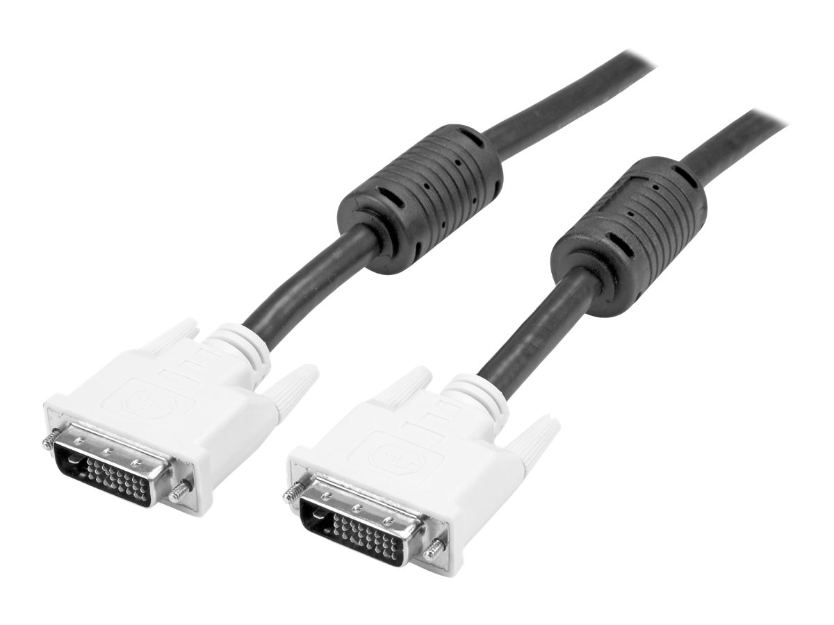 DVI Dual Link Anschlusskabel 10,0m 24+1Pin Ferritkernen St/St - zu DVI-D (M) - 10 m