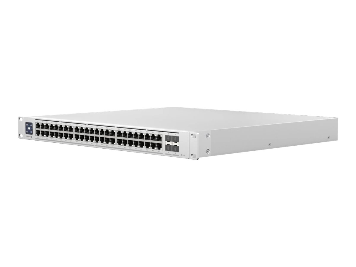 Ubiquiti UniFi Switch USW-Enterprise-48-PoE - Switch - L3 - managed - 48 x 100/1000/2.5G (PoE+) - + 4 x 1 Gigabit/10 Gigabit SFP+ (Uplink) - an Rack montierbar - PoE+ (720 W) Ubiquiti UniFi Switch USW-Enterprise-48-PoE - Switch - L3 - managed - 48 x 100/1000/2.5G (PoE+) - + 4 x 1 Gigabit/10 Gigabit SFP+ (Uplink) - an Rack montierbar - PoE+ (720 W)