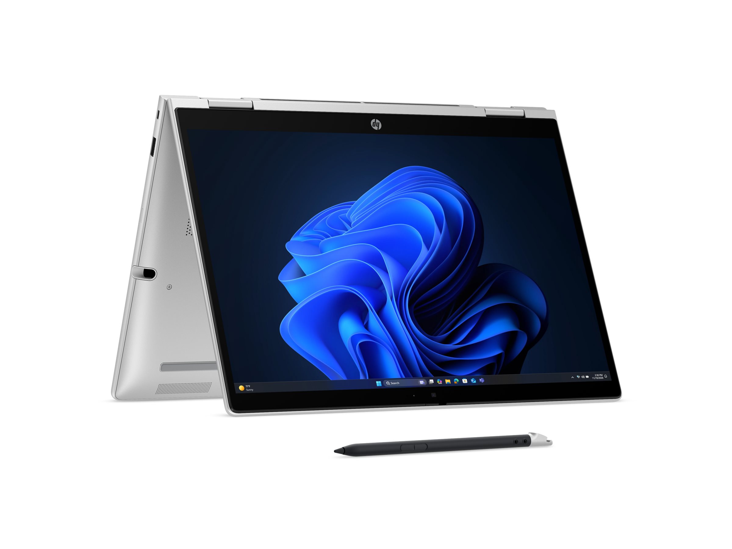 HP ProBook 4 Flip G2i Notebook - Flip-Design - - IPS Touchscreen 1920 x 1200 - Wi-Fi 7 - Bluetooth 6.0 - Hecht-silberfarben - kbd: Deutsch HP ProBook 4 Flip G2i Notebook - Flip-Design - - IPS Touchscreen 1920 x 1200 - Wi-Fi 7 - Bluetooth 6.0 - Hecht-silberfarben - kbd: Deutsch