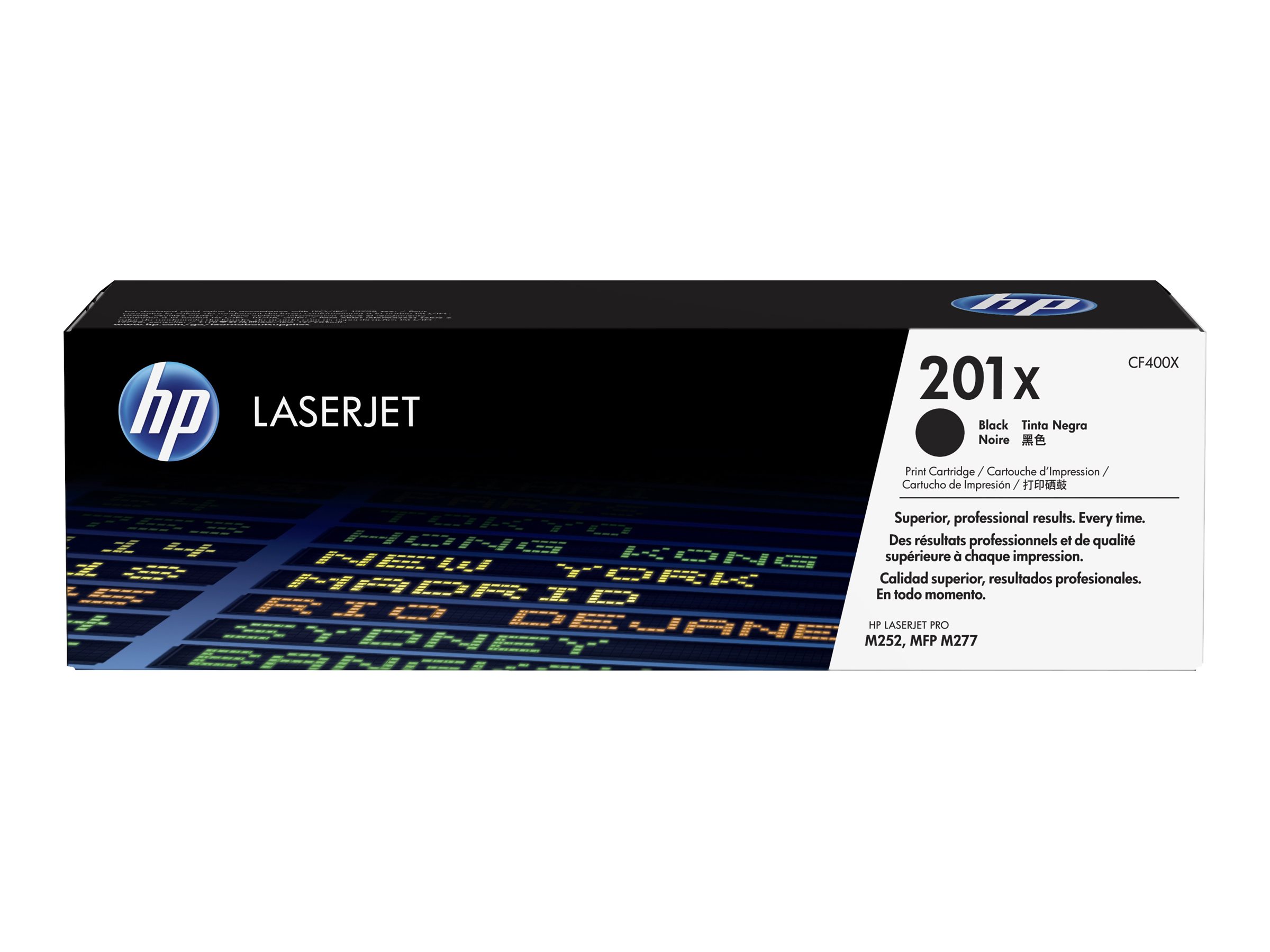 HP Toner 201X schwarz High Yield f. LaserJet + JetIntelligence - für Color LaserJet Pro M252dn - M252dw - M252n - MFP M277c6 - MFP M277dw - MFP M277n