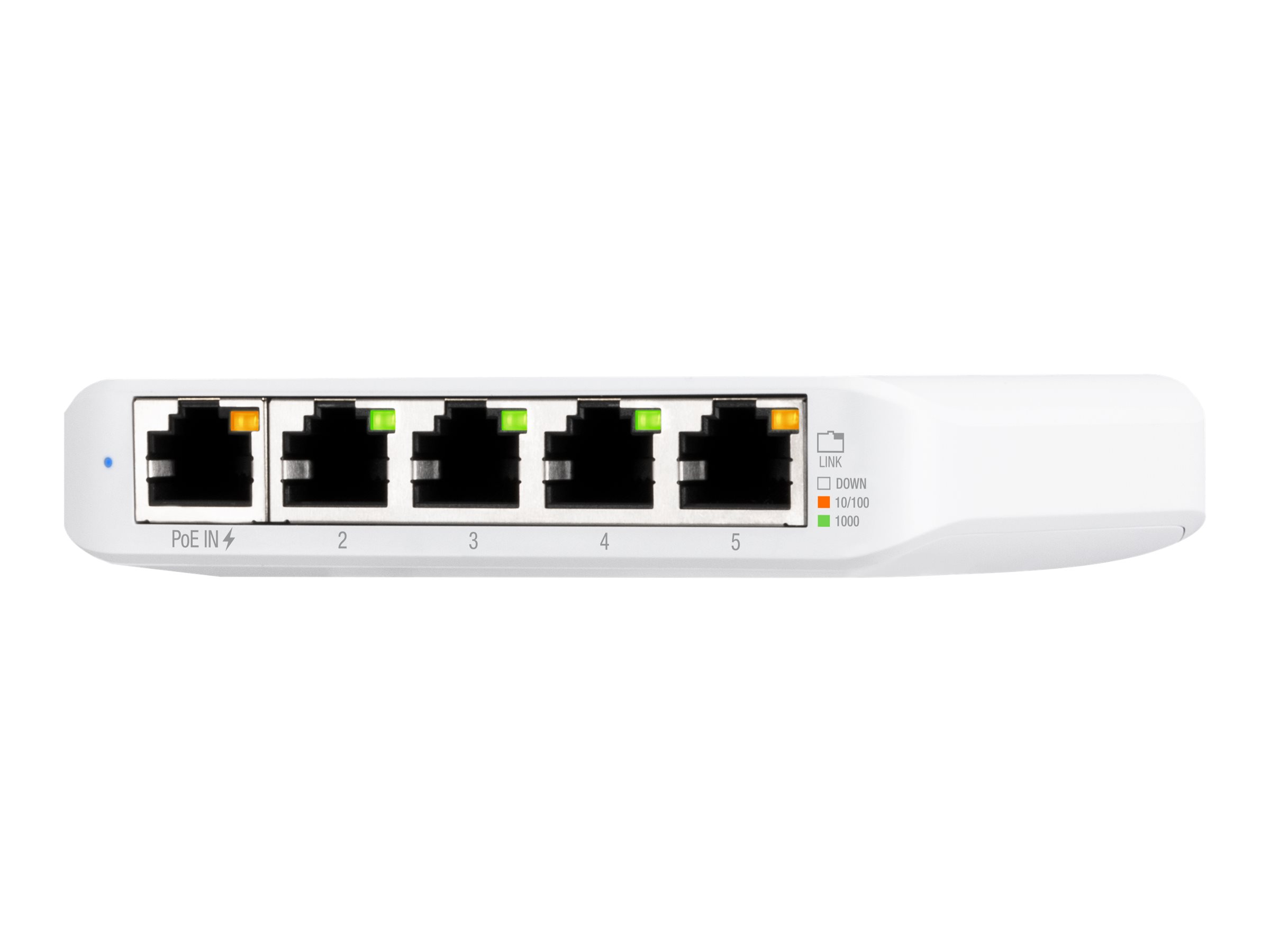 Ubiquiti UniFi Switch USW Flex Mini - Switch - managed - 4 x 10/100/1000 + 1 x 10/100/1000 (PoE+) - Desktop - PoE+ Ubiquiti UniFi Switch USW Flex Mini - Switch - managed - 4 x 10/100/1000 + 1 x 10/100/1000 (PoE+) - Desktop - PoE+