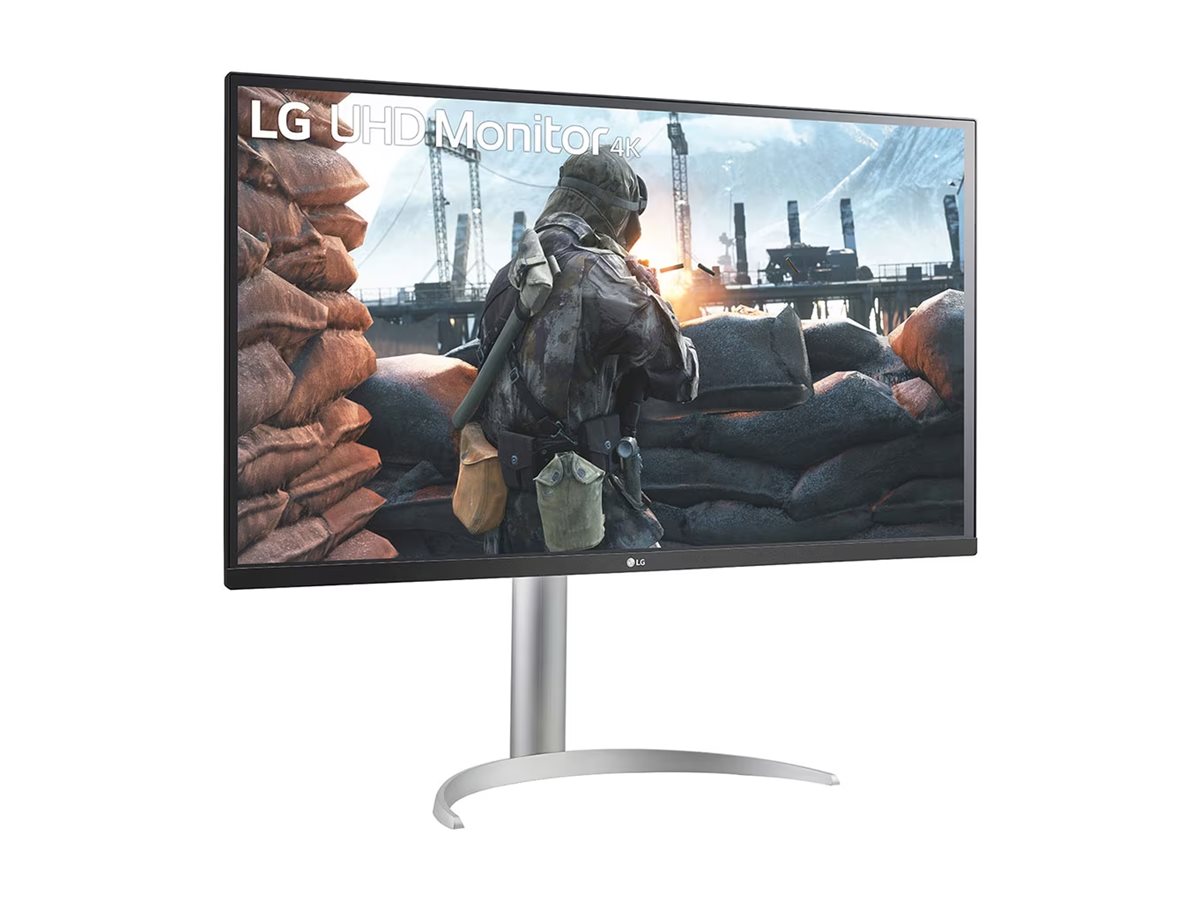 LG 27BP55U-B - LED-Monitor - 68.6 cm (27") - 3840 - IPS - 300 cd/m² - 1000:1 - HDR10 - 5 ms - 2xHDMI - DisplayPort - USB-C - pearl - Black Texture - weiße Textur