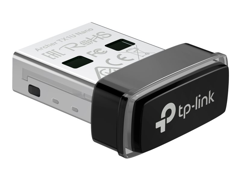 TP-Link Archer TX1U Nano V1 - Netzwerkadapter - USB 2.0 - 802.11b/g/n - Wi-Fi 6 TP-Link Archer TX1U Nano V1 - Netzwerkadapter - USB 2.0 - 802.11b/g/n - Wi-Fi 6