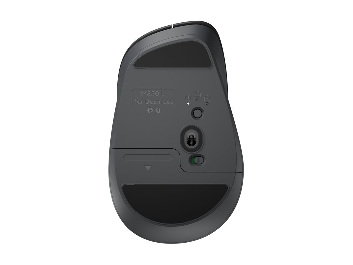 Logitech Signature Comfort Plus Maus M850 L - Maus - optisch - 6 Tasten - kabellos - 2.4 GHz - Bluetooth - Logitech Logi Bolt USB-C Empfänger