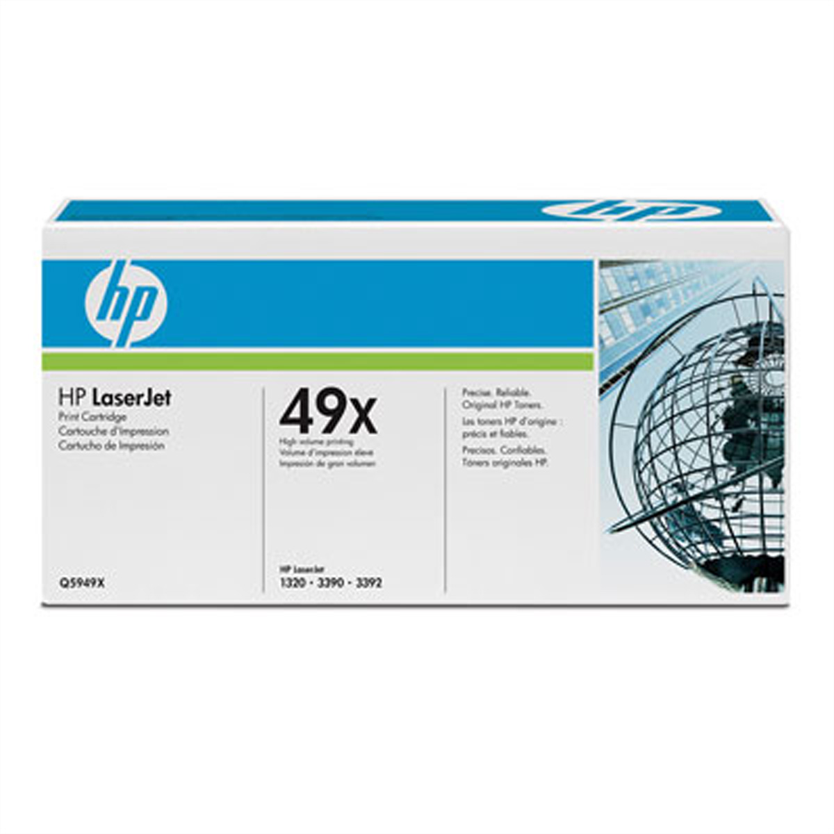 HP 49X - Hohe Ergiebigkeit - Schwarz - original - LaserJet - Tonerpatrone (Q5949X) - für LaserJet 1160 - 1160Le - 1320 - 1320n - 1320nw - 1320t - 1320tn - 3390 - 3392 HP 49X - Hohe Ergiebigkeit - Schwarz - original - LaserJet - Tonerpatrone (Q5949X) - für LaserJet 1160 - 1160Le - 1320 - 1320n - 1320nw - 1320t - 1320tn - 3390 - 3392