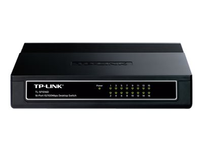 Switch TL-SF1016D unmanaged 16Port - Desktop - wandmontierbar Switch TL-SF1016D unmanaged 16Port - Desktop - wandmontierbar
