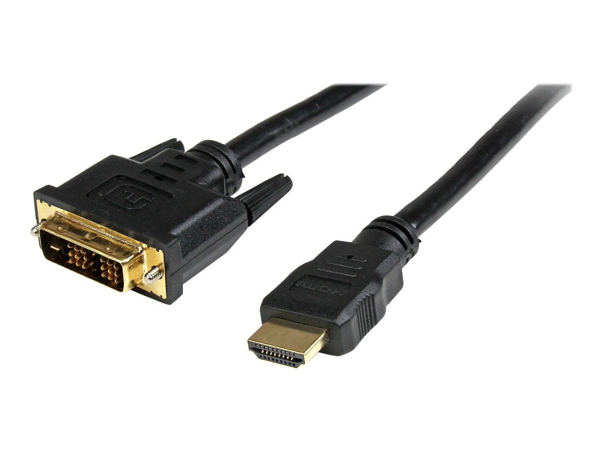 Adapterkabel HDMI -> DVI 1,0m St./St. - St/St - Adapterkabel - HDMI männlich zu DVI-D männlich - 1 m - abgeschirmt - Schwarz Adapterkabel HDMI -> DVI 1,0m St./St. - St/St - Adapterkabel - HDMI männlich zu DVI-D männlich - 1 m - abgeschirmt - Schwarz