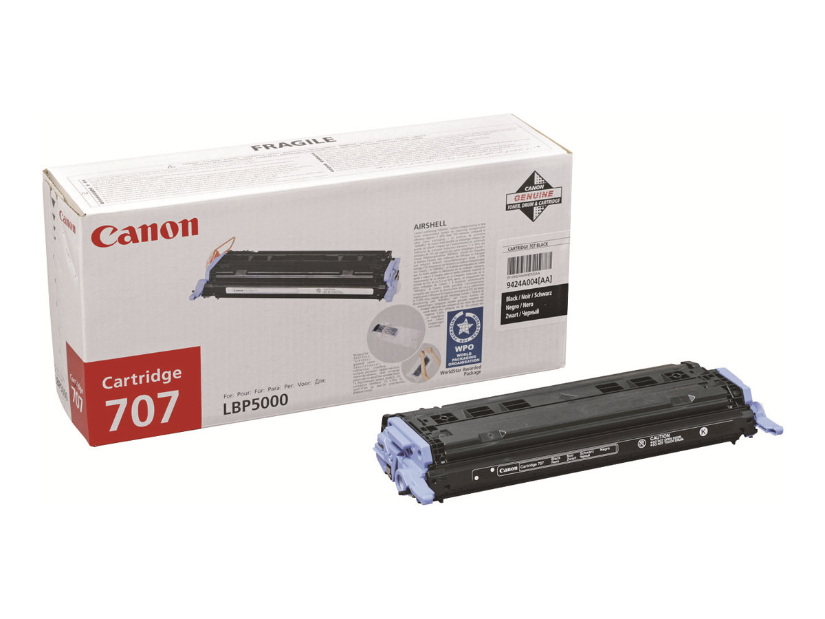Toner Nr.707 schwarz - für i-SENSYS LBP5000 - LBP5100; Laser Shot LBP-5000 - 5100