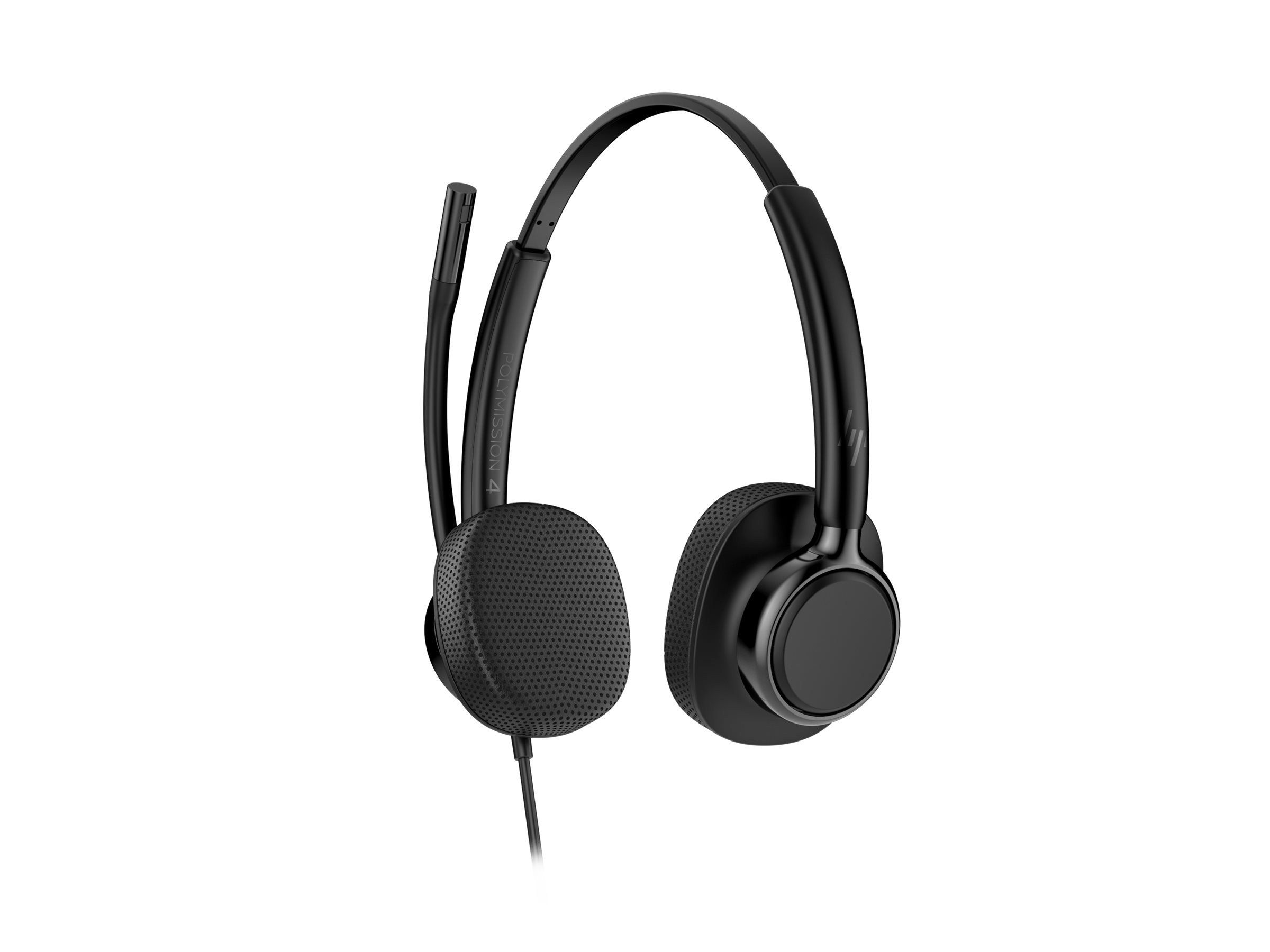 HP Poly Mission 425 - Mission 400 Series - Headset - On-Ear - kabelgebunden - USB-A - USB-C - Schwarz - Zoom-zertifiziert - Zertifiziert für Microsoft Teams - Google Meet-zertifiziert - Works With Chromebook Certified