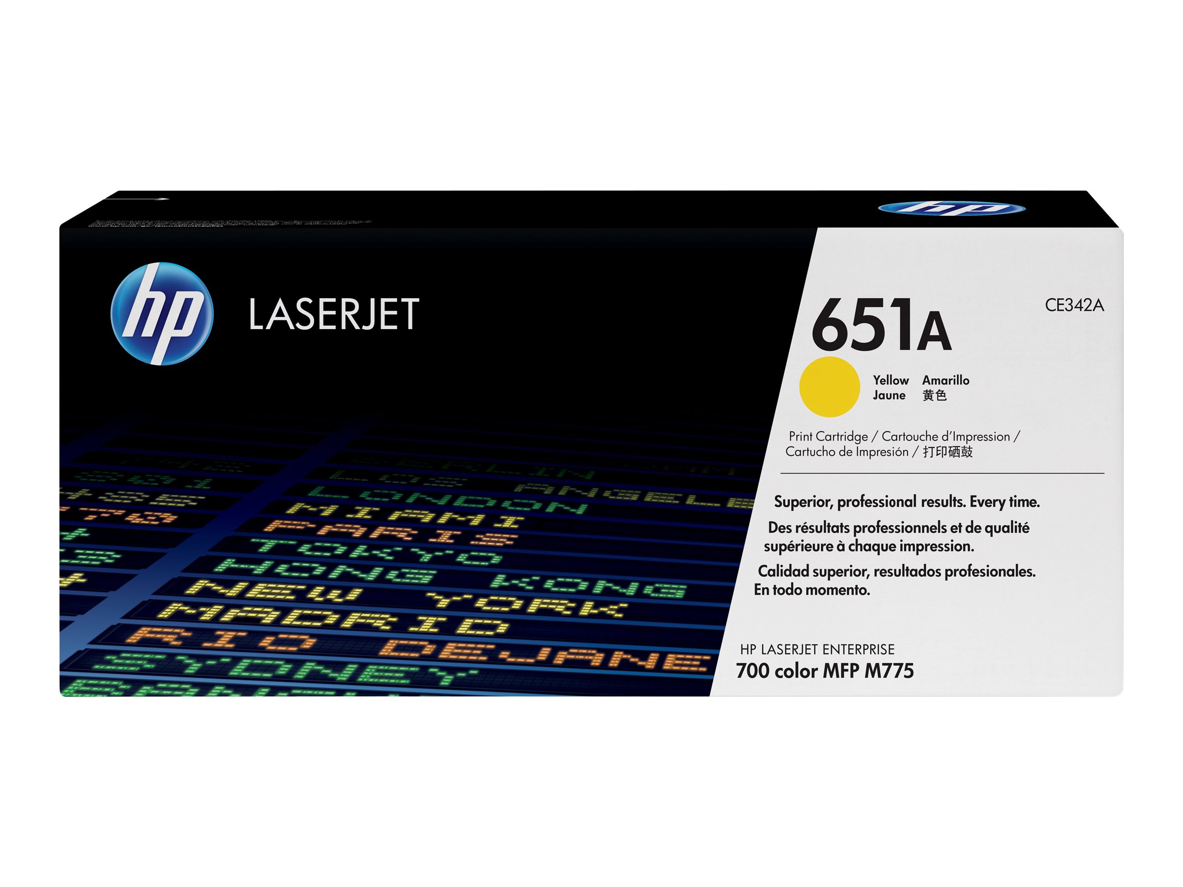 TONER CARTRIDGE 651A YELLOW - für Color LaserJet Enterprise MFP M775; LaserJet Managed MFP M775 TONER CARTRIDGE 651A YELLOW - für Color LaserJet Enterprise MFP M775; LaserJet Managed MFP M775