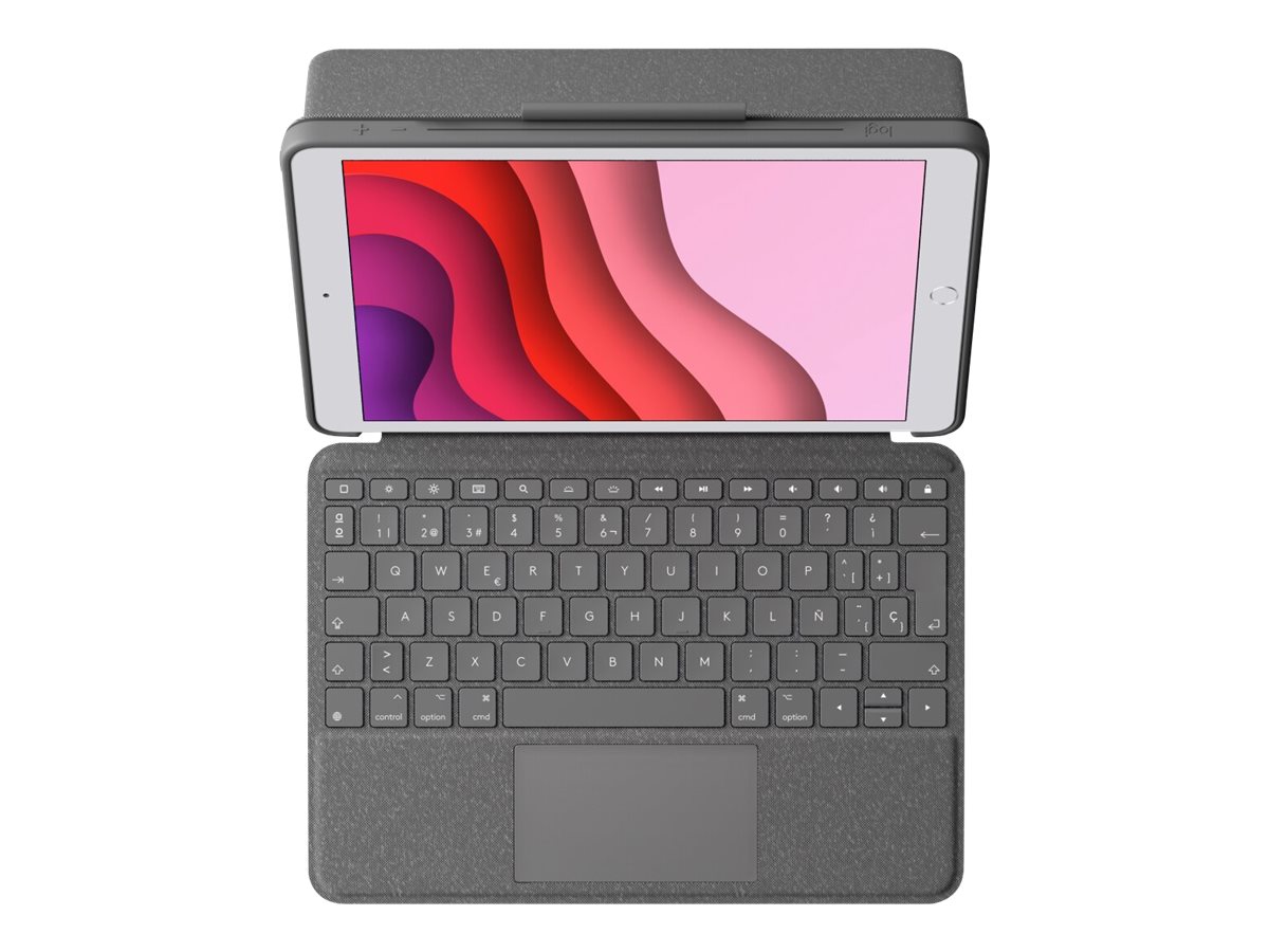 Logitech Combo Touch - Tastatur und Foliohülle - f/ iPad (10th gen) - Deutsch - Qwertz - Smart Connector - 190.9 x 19.2 x 253.3 mm - 572 g - Oxford Grey Logitech Combo Touch - Tastatur und Foliohülle - f/ iPad (10th gen) - Deutsch - Qwertz - Smart Connector - 190.9 x 19.2 x 253.3 mm - 572 g - Oxford Grey