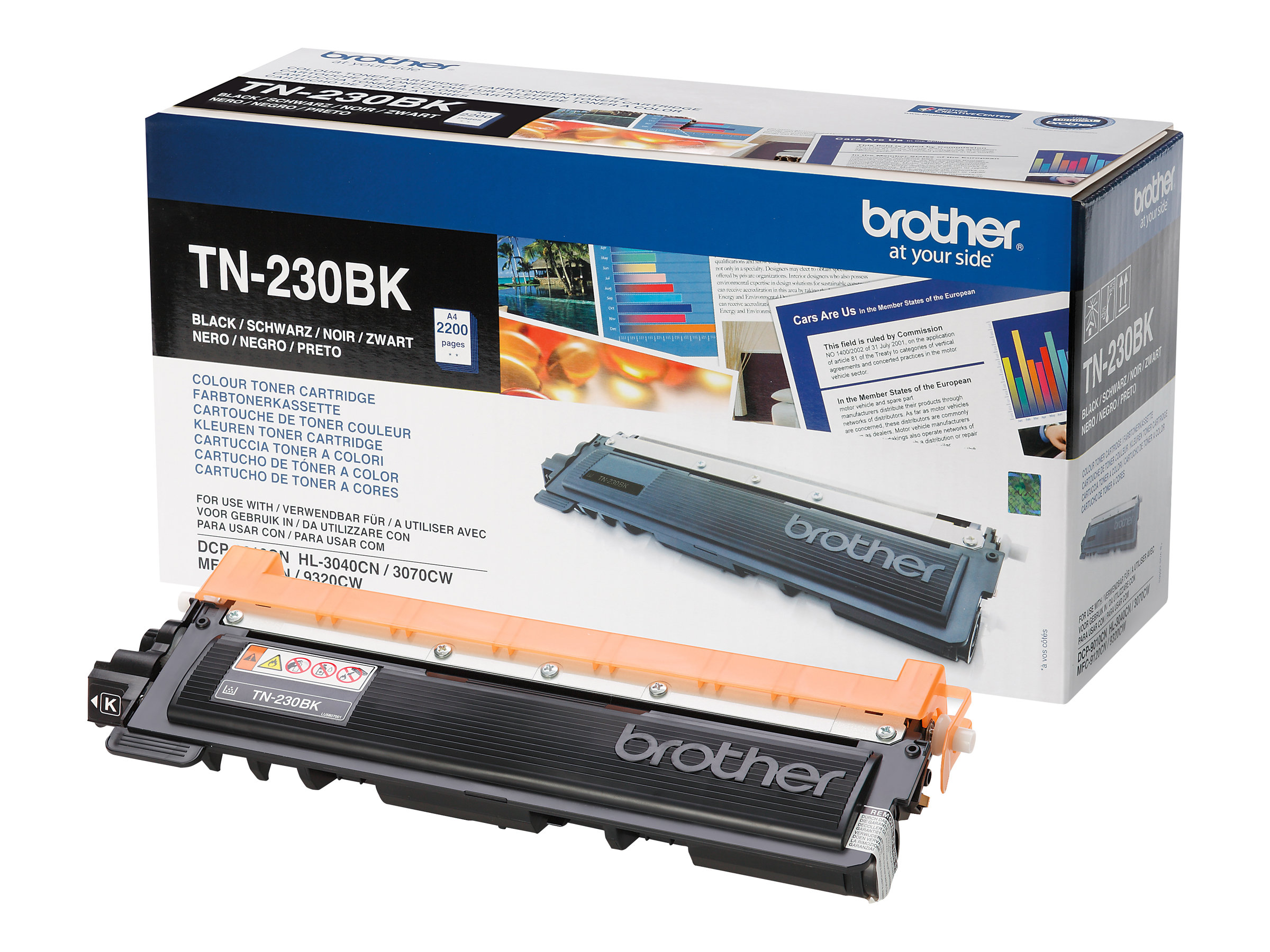 Brother TN230BK - Schwarz - Original - Tonerpatrone - für Brother DCP-9010CN - HL-3040CN - HL-3040CW - HL-3070CW - MFC-9120CN - MFC-9320CN - MFC-9320CW