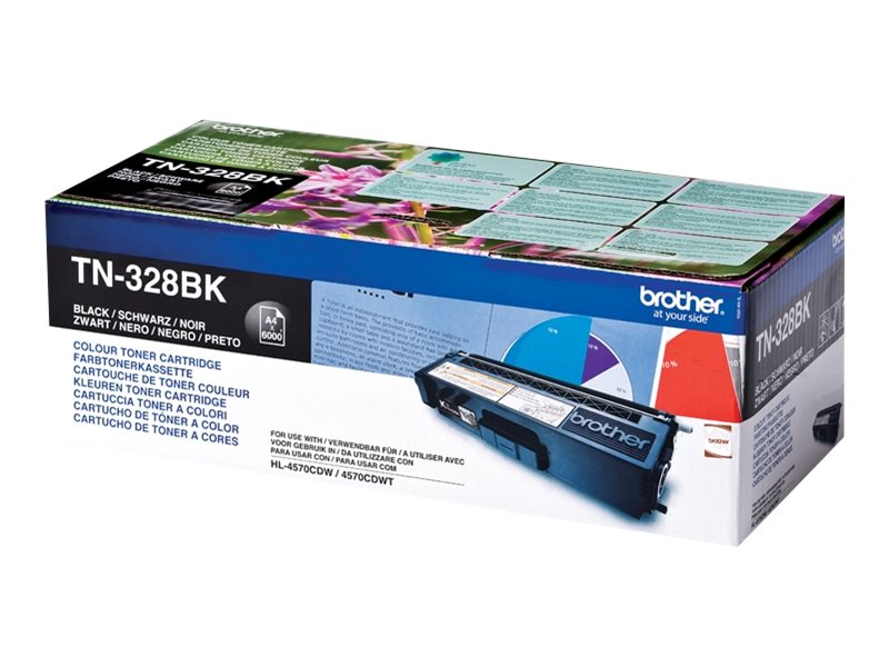 Brother TN328BK - Schwarz - Original - Tonerpatrone - für Brother DCP-9270CDN - HL-4570CDW - HL-4570CDWT - MFC-9970CDW