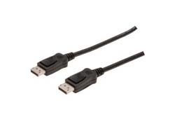 DIGITUS DisplayPort (M) zu DisplayPort (M) 2 m Anschlusskabel - zu DisplayPort (M) - 2 m - Schwarz DIGITUS DisplayPort (M) zu DisplayPort (M) 2 m Anschlusskabel - zu DisplayPort (M) - 2 m - Schwarz