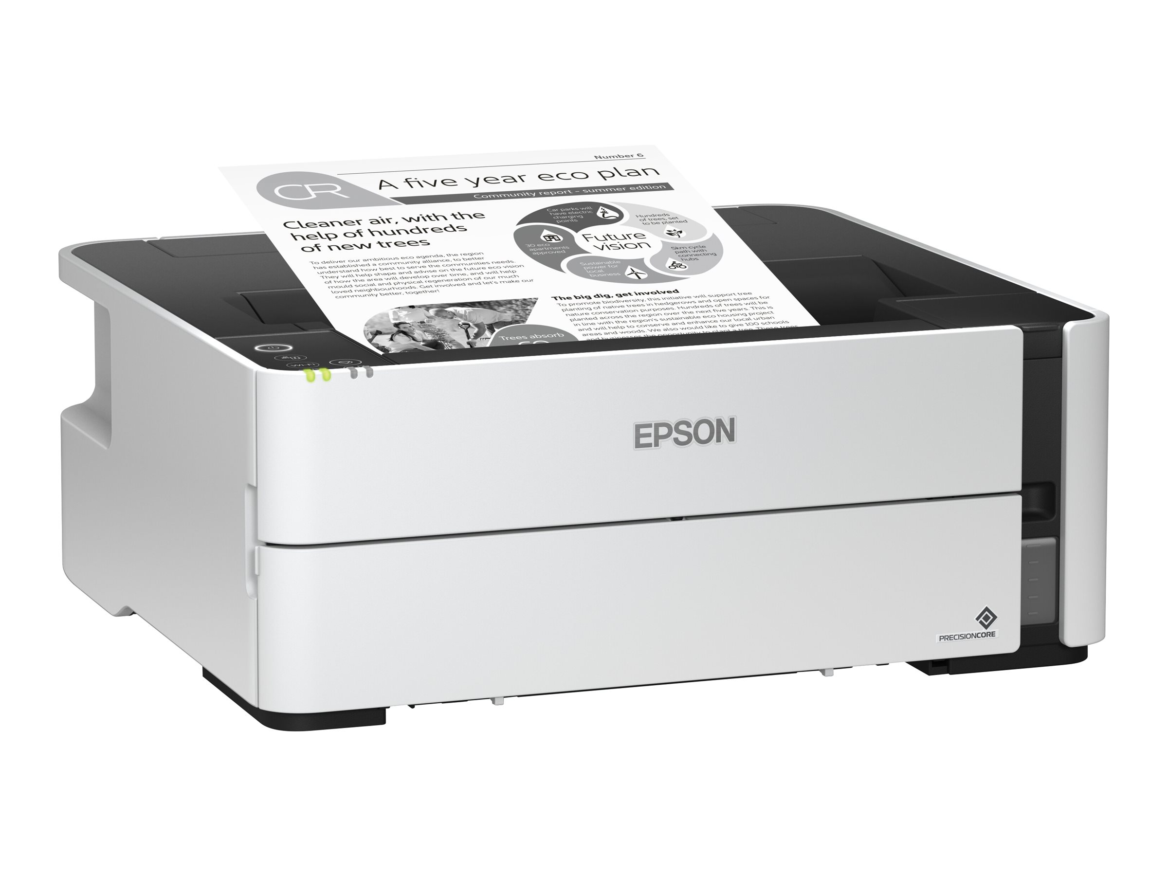 DRK EcoTank ET-M1180 - Drucker - s/w - Duplex EcoTank ET-M1180 - Tintenstrahl - nachfüllbar - A4/Legal - 1200 x 2400 dpi - bis zu 20 Seiten/Min. - Kapazität: 250 Blätter - USB 2.0 - LAN - Wi-Fi DRK EcoTank ET-M1180 - Drucker - s/w - Duplex EcoTank ET-M1180 - Tintenstrahl - nachfüllbar - A4/Legal - 1200 x 2400 dpi - bis zu 20 Seiten/Min. - Kapazität: 250 Blätter - USB 2.0 - LAN - Wi-Fi