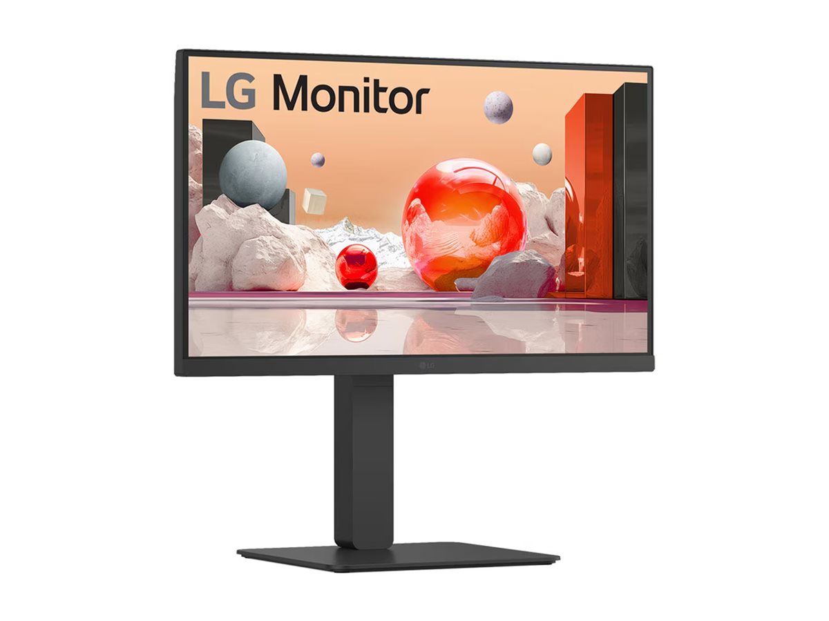 LG 24BA850-B - BA850 Series - LED-Monitor - 61 cm - (23.8" sichtbar) - 1920 x 1080 Full HD (1080p) @ 100 Hz - IPS - 250 cd/m² - 1300:1 - 5 ms - HDMI - DisplayPort - USB-C - Lautsprecher - Business
