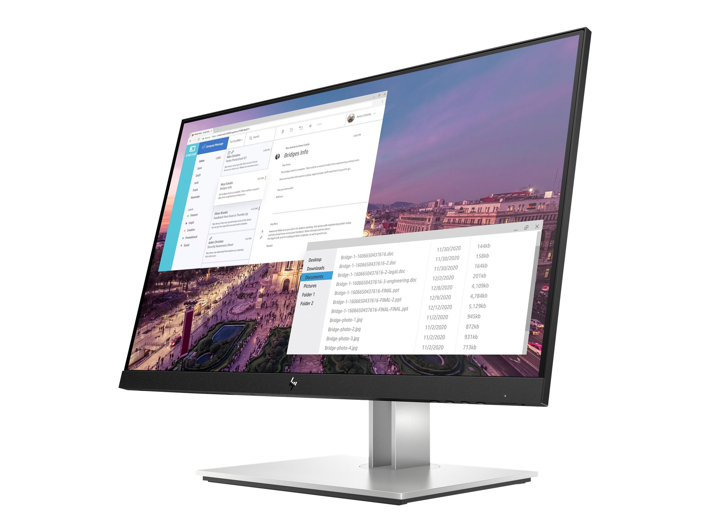 HP E23 G4 E-Series LED-Monitor 58.4 cm (23") - 1920 x 1080 Full HD (1080p) @ 60 Hz - IPS - 250 cd/m² - 1000:1 - 5 ms - HDMI - VGA - DisplayPort - Schwarz - Silber - für HP 250 G9; Elite 600 G9 - 800 G9; EliteBook 830 G6; Pro 260 G9 - 290 G9; ZBook Firefl… HP E23 G4 E-Series LED-Monitor 58.4 cm (23") - 1920 x 1080 Full HD (1080p) @ 60 Hz - IPS - 250 cd/m² - 1000:1 - 5 ms - HDMI - VGA - DisplayPort - Schwarz - Silber - für HP 250 G9; Elite 600 G9 - 800 G9; EliteBook 830 G6; Pro 260 G9 - 290 G9; ZBook Firefl…
