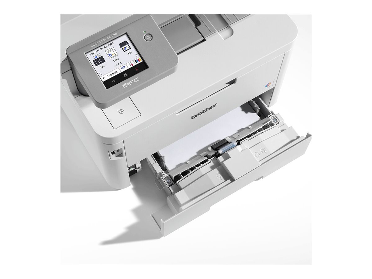 Brother MFC-L8340CDW - Multifunktionsdrucker - - bis zu 30 Seiten/Min. (Kopieren) - bis zu 30 Seiten/Min. (Drucken) - 250 Blatt - 33.6 Kbps - USB 2.0 - USB-Host - Wi-Fi(n) - NFC