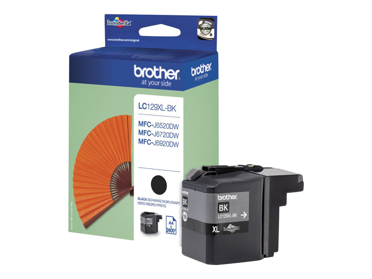 Brother LC129XLBK - Schwarz - original - Blister mit akustischem / elektromagnetischem Alarm - Tintenpatrone - für Brother MFC-J6520DW - MFC-J6720DW - MFC-J6920DW