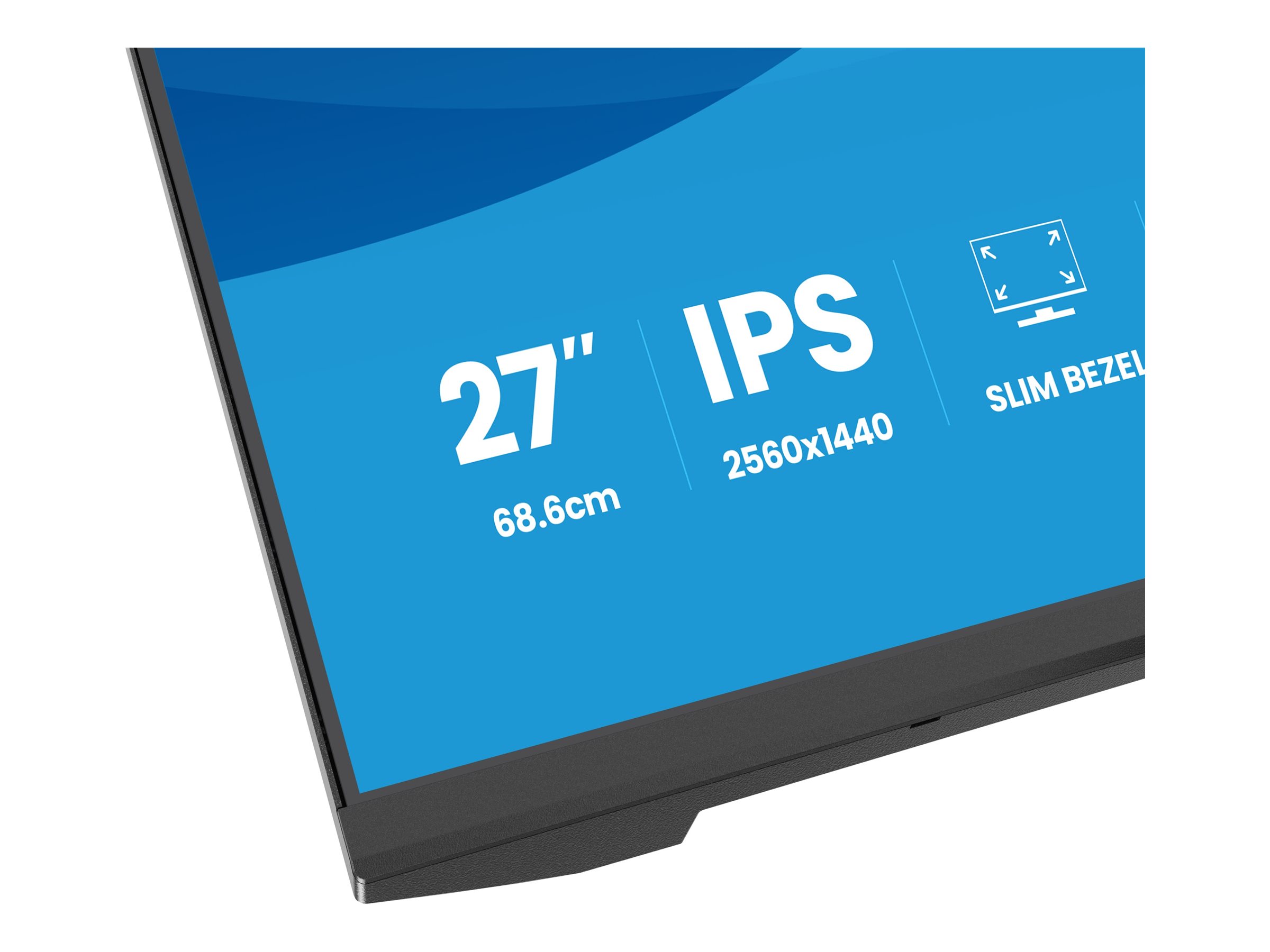 Iiyama ProLite X2793QSU-B1 - LED-Monitor - 2560 x 1440 QHD @ 75 Hz - IPS - 350 cd/m² - 1000:1 - 1 ms - HDMI - DisplayPort - Lautsprecher - Schwarz - Matte