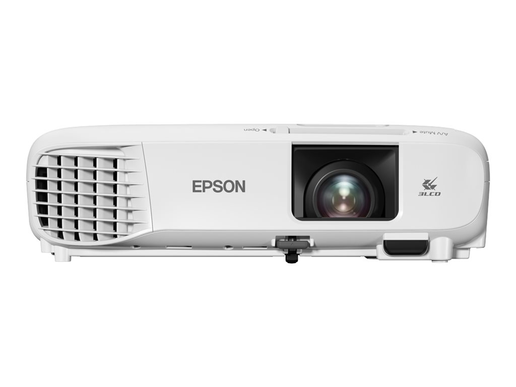 Epson EB-W49 3-LCD-Projektor tragbar 3800 lm (weiß) - 3800 lm (Farbe) - WXGA (1280 x 800) - 16:10 - LAN - weiß