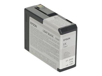 Tintenpatrone T580700 light schwarz - für Stylus Pro 3800 - Pro 3880 Tintenpatrone T580700 light schwarz - für Stylus Pro 3800 - Pro 3880