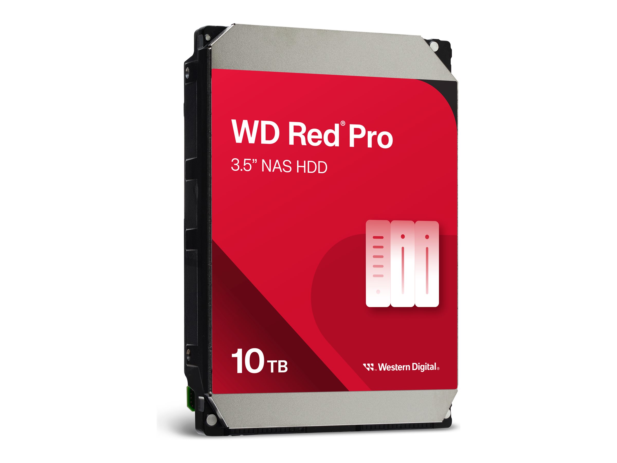 Red Pro NAS Hard Drive WD102KFBX - Festplatte - 10 TB - intern - 3.5" (8.9 cm) - SATA 6Gb/s - 7200 rpm - Puffer: 256 MB