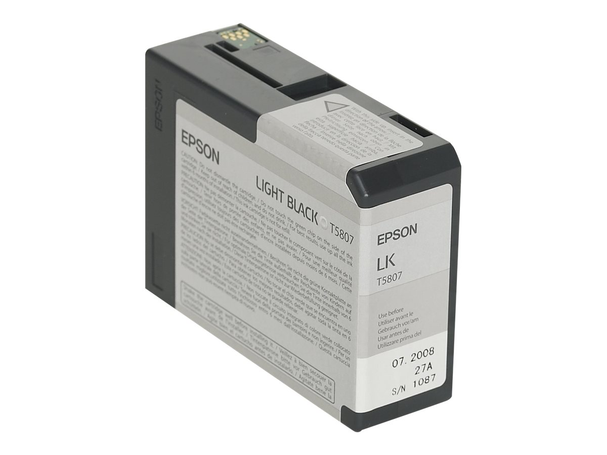 Tintenpatrone T580700 light schwarz - für Stylus Pro 3800 - Pro 3880 Tintenpatrone T580700 light schwarz - für Stylus Pro 3800 - Pro 3880