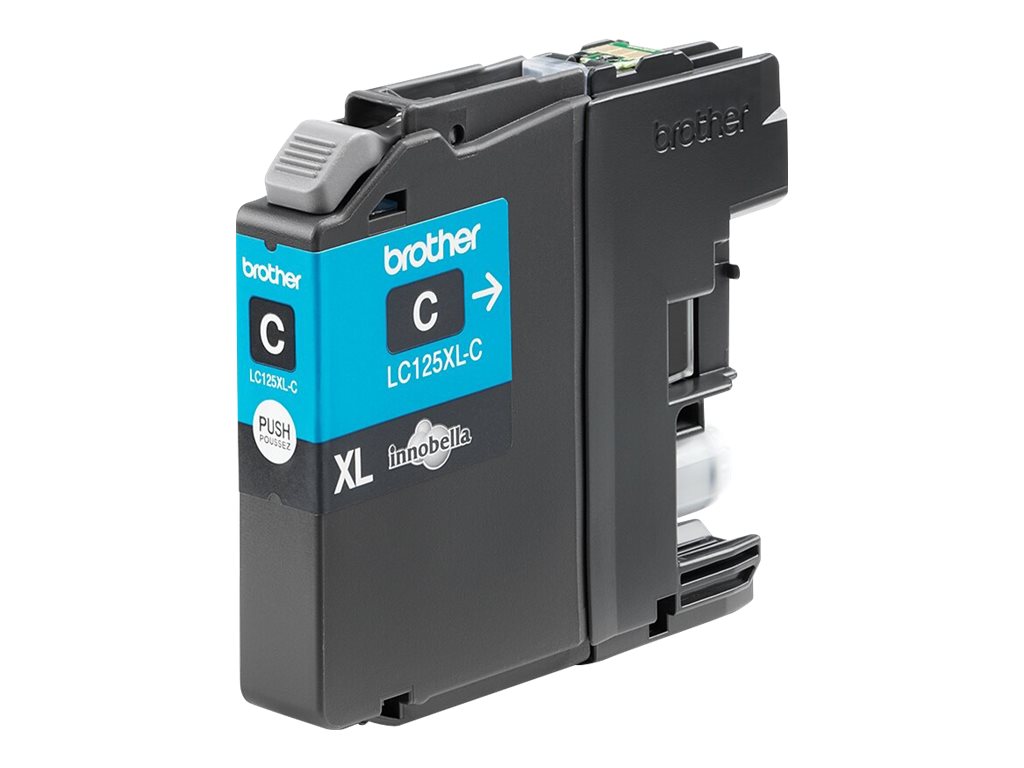 Brother LC125XLC - Sehr hohe Ergiebigkeit - Cyan - Original - Tintenpatrone - für Brother DCP-J4110 - MFC-J4410 - J4510 - J4610 - J4710 - J6520 - J6720 - J6920 Brother LC125XLC - Sehr hohe Ergiebigkeit - Cyan - Original - Tintenpatrone - für Brother DCP-J4110 - MFC-J4410 - J4510 - J4610 - J4710 - J6520 - J6720 - J6920