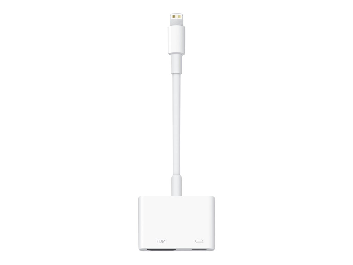 Apple Lightning Digital AV AdapterLightning-Kabel - Lightning männlich zu HDMI - Lightning weiblich Apple Lightning Digital AV AdapterLightning-Kabel - Lightning männlich zu HDMI - Lightning weiblich
