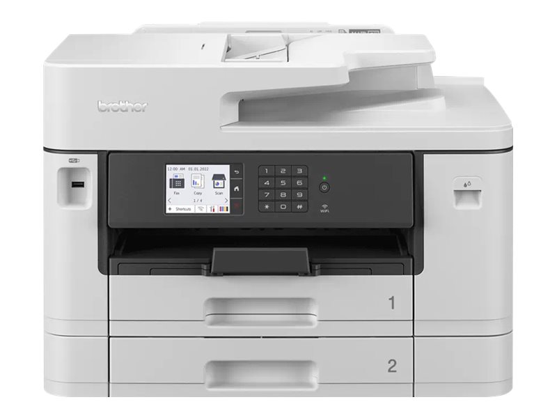 Brother MFC-J5740DW - Multifunktionsdrucker - Farbe - Tintenstrahl - A3 (Medien) - bis zu 25 Seiten/Min. (Kopieren) - bis zu 28 Seiten/Min. (Drucken) - 600 Blatt - 33.6 Kbps - USB 2.0 - LAN - Wi-Fi(n) - USB-Host Brother MFC-J5740DW - Multifunktionsdrucker - Farbe - Tintenstrahl - A3 (Medien) - bis zu 25 Seiten/Min. (Kopieren) - bis zu 28 Seiten/Min. (Drucken) - 600 Blatt - 33.6 Kbps - USB 2.0 - LAN - Wi-Fi(n) - USB-Host