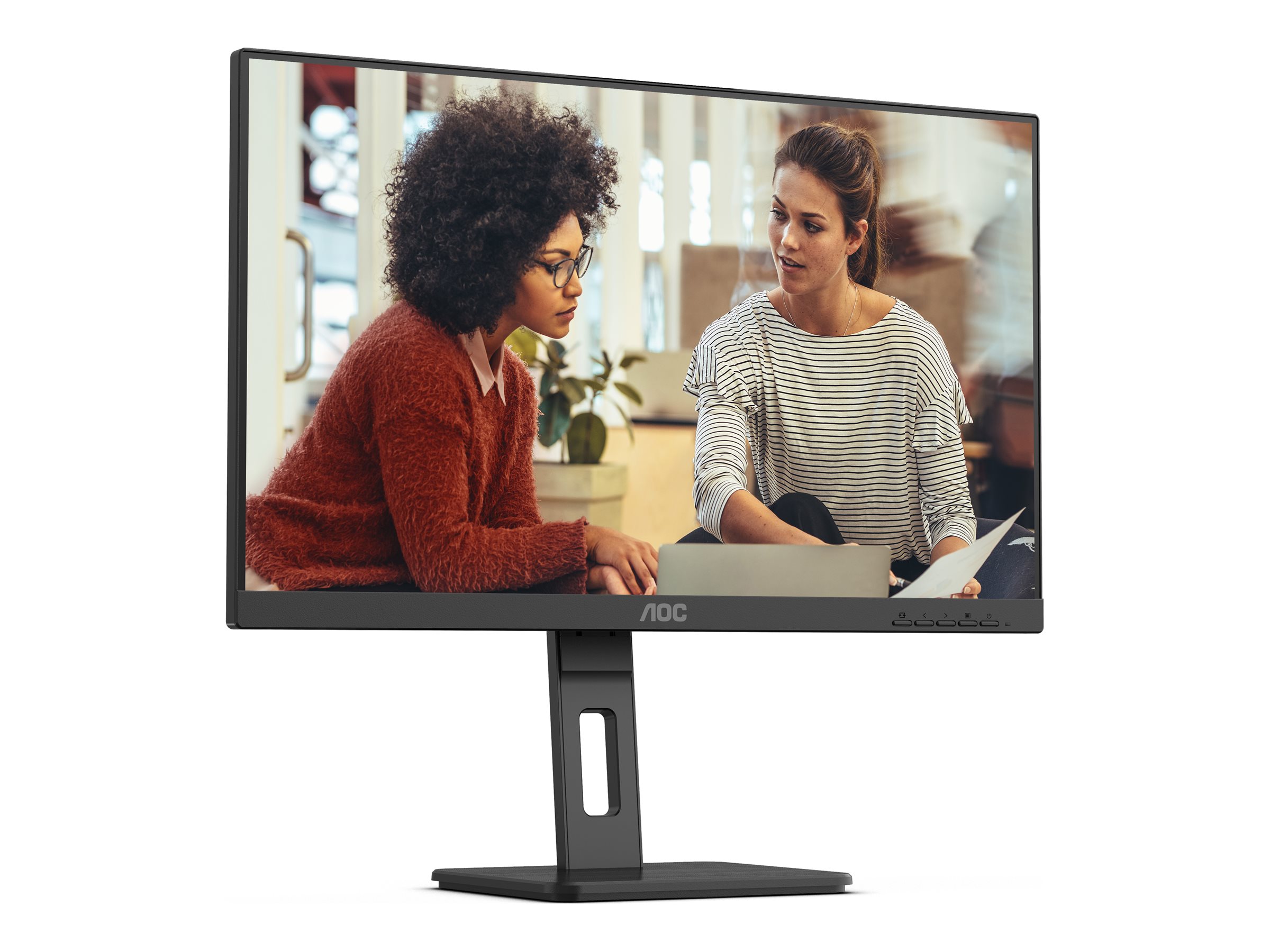 AOC 27E3QAF - LED-Monitor - 68.6 cm (27") - 1920 x 1080 Full HD (1080p) - @ 75 Hz - IPS - 1000:1 - 4 ms - HDMI - VGA - DisplayPort - Lautsprecher - Textured Black AOC 27E3QAF - LED-Monitor - 68.6 cm (27") - 1920 x 1080 Full HD (1080p) - @ 75 Hz - IPS - 1000:1 - 4 ms - HDMI - VGA - DisplayPort - Lautsprecher - Textured Black