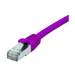 exertis Connect Connect Patch-Kabel 854410 - 0,5 m - Cat6 - - Copper RJ-45 Cat.6 F/UTP LSZH - Purple
