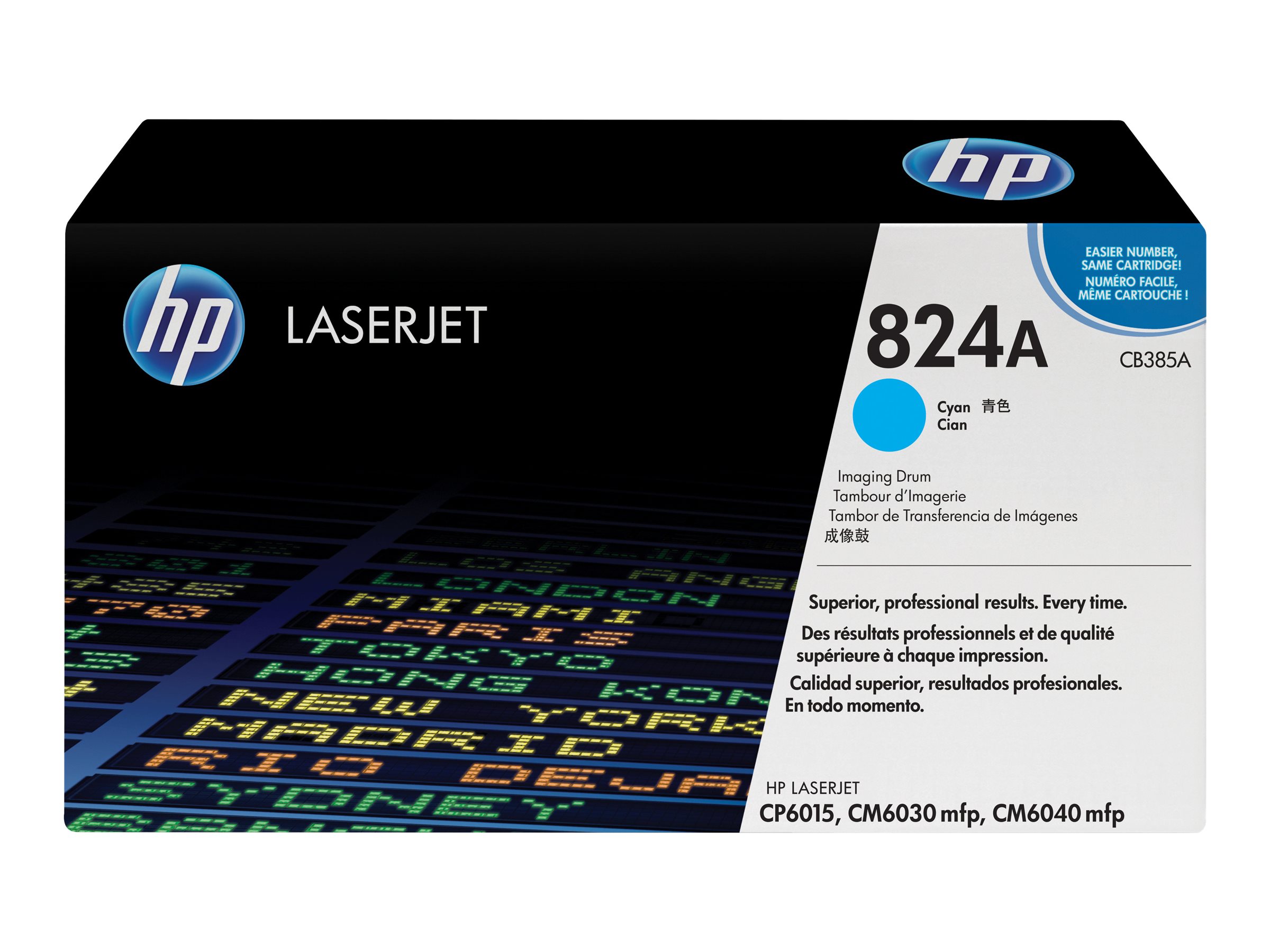 HP Bildtrommel 824A cyan für HP Color Laserjet CP6015/CM6030/CM6040 - CM6040f - CM6049f - CP6015de - CP6015dn - CP6015n - CP6015x - CP6015xh