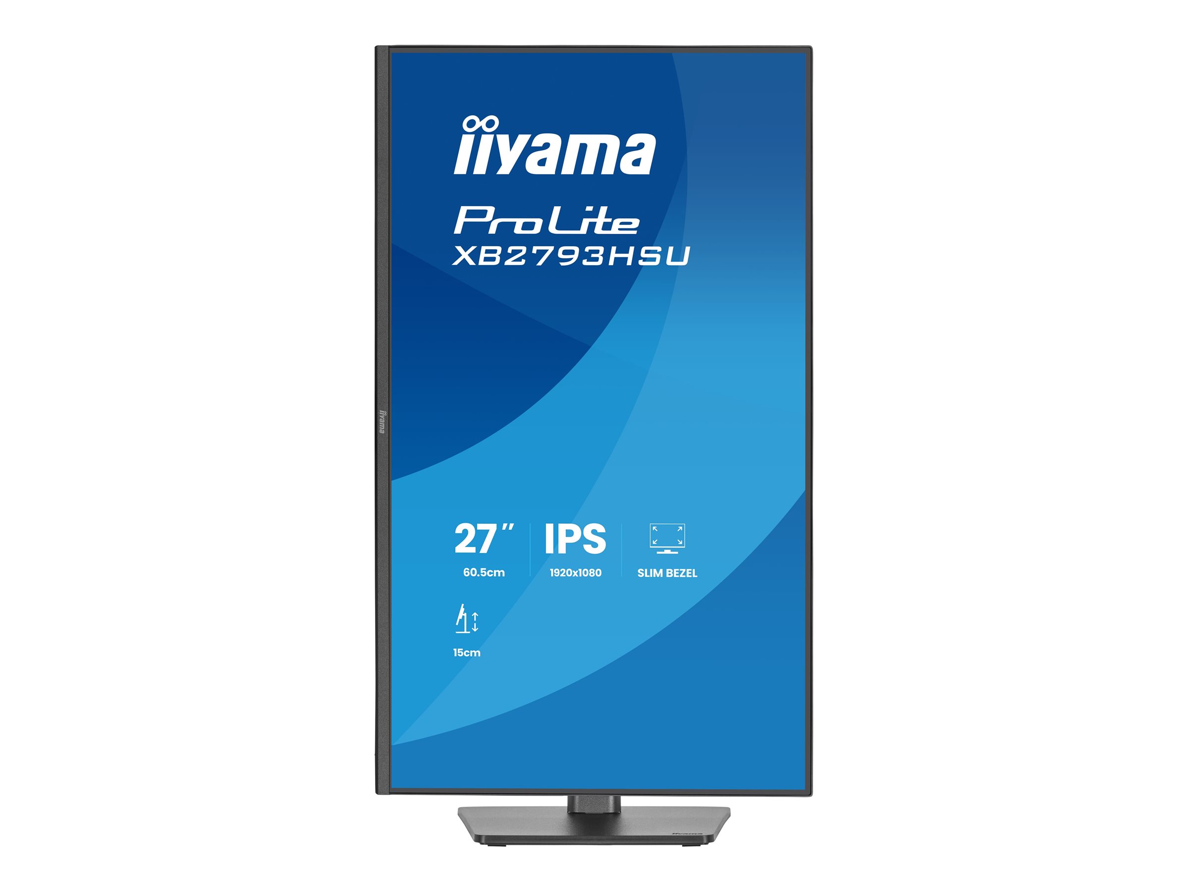 Iiyama XB2793HSU-B1 - LED-Monitor - 68.6 cm (27") - 1920 x 1080 Full HD (1080p) @ 120 Hz - IPS - 350 cd/m² - 1500:1 - 1 ms - HDMI - DisplayPort - Lautsprecher - Schwarz - Matte Iiyama XB2793HSU-B1 - LED-Monitor - 68.6 cm (27") - 1920 x 1080 Full HD (1080p) @ 120 Hz - IPS - 350 cd/m² - 1500:1 - 1 ms - HDMI - DisplayPort - Lautsprecher - Schwarz - Matte